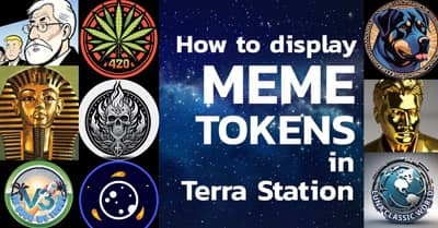 Display Meme Tokens on Terra Station