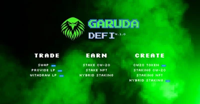 Article: How to Stake CW20 Tokens on Garuda-DeFi